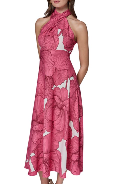 Floral Print A-Line Dress