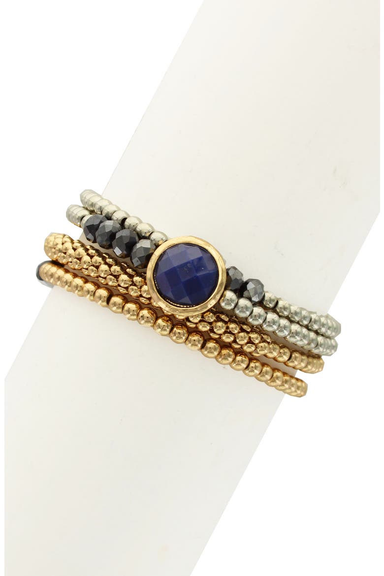 Alessia Coil Bracelet, Main, color, GOLD / BLUE