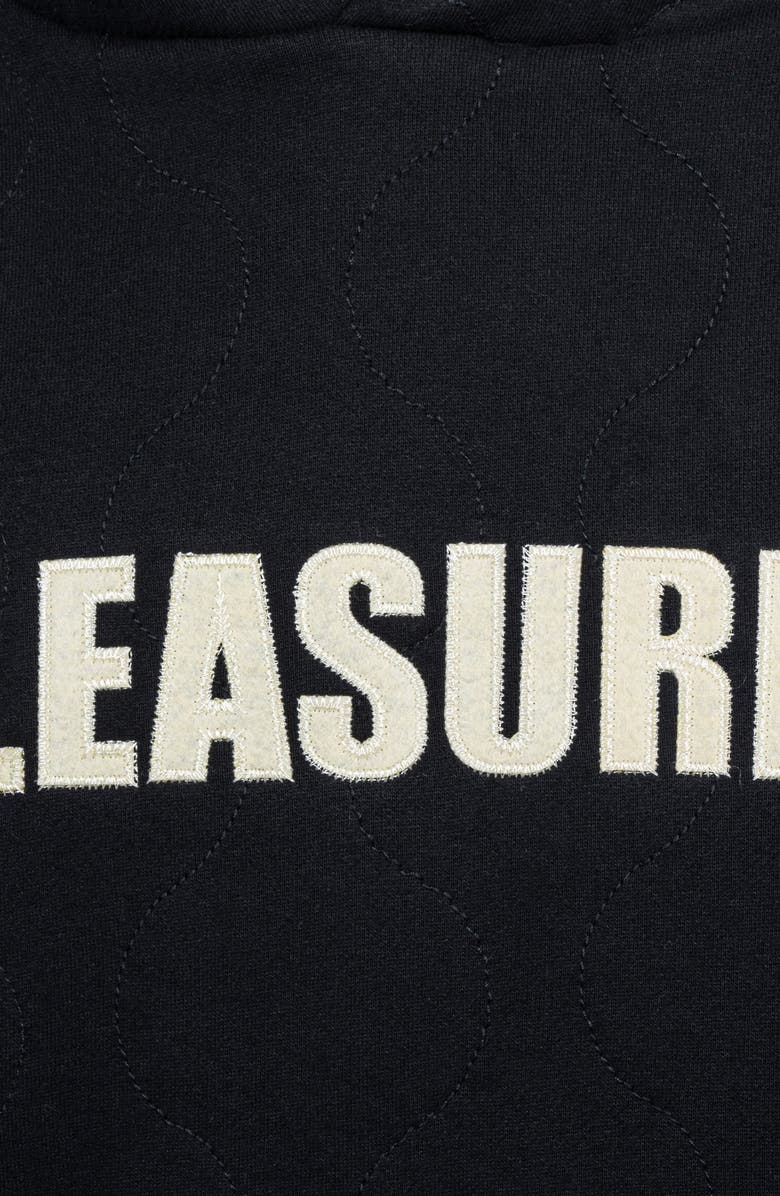 PLEASURES Wave Quilted Graphic Hoodie, Alternate, color,