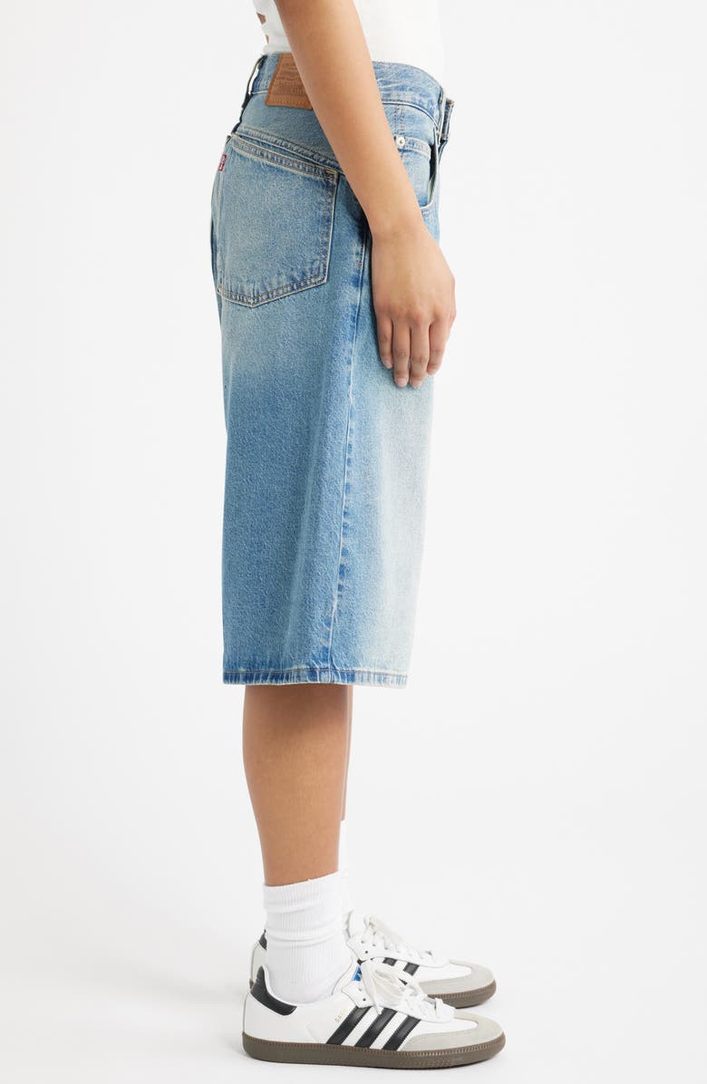 Levi's Super Baggy Denim Jort, Alternate, color, Hazy Times
