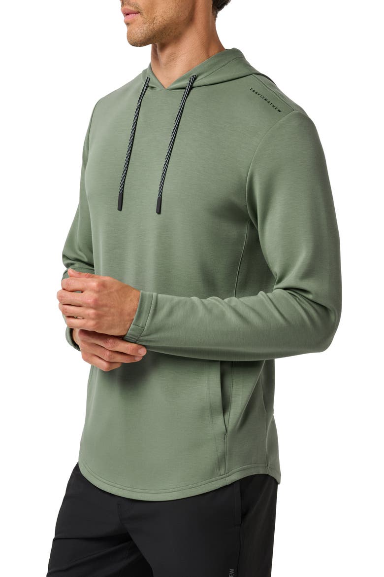 Fibercloud Hoodie, Alternate, color, BALSAM GREEN