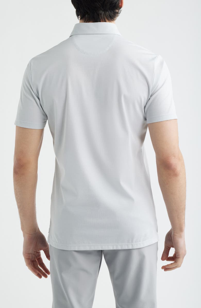johnnie-O Elba Top Shelf Cotton Blend Piqué Polo, Alternate, color, Light Gray