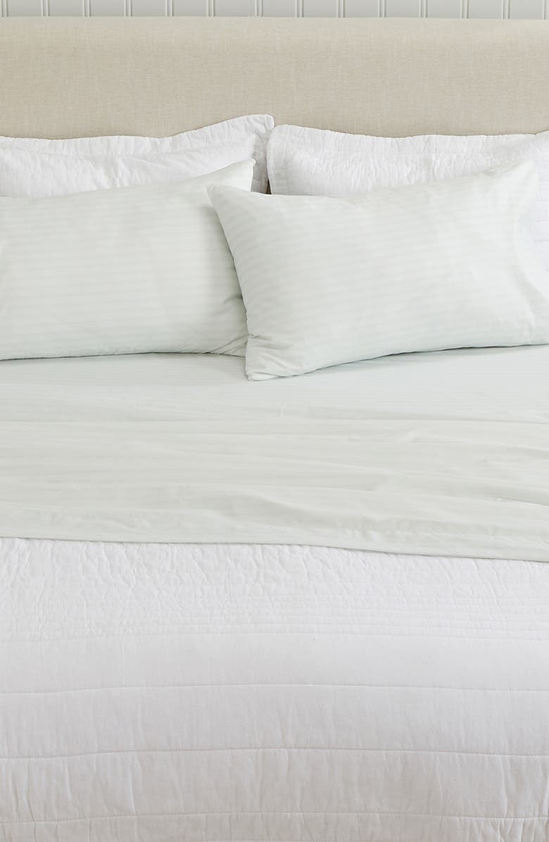 Woven & Weft Stripe Microfiber Sheet Set, Alternate, color,