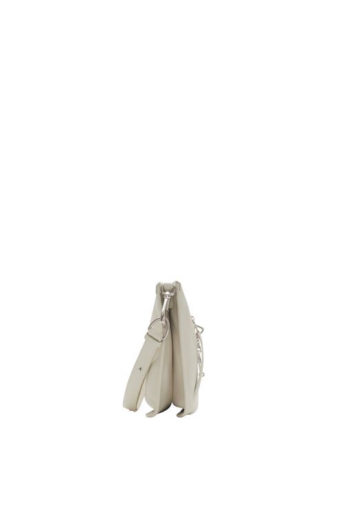 Shop Burberry Shield Twin Bag In Soap