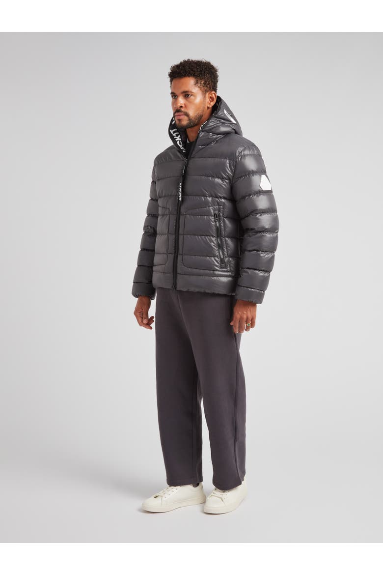 R4D Tramline Hooded Puffer Jacket, Alternate, color, GRAPHITE