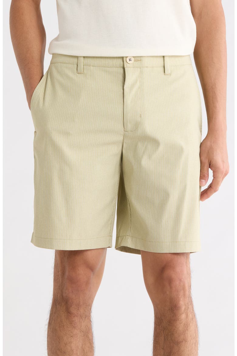 Barbados Pro 9-Inch Flat Front IslandZone® Shorts, Main, color, STONE KHAKI
