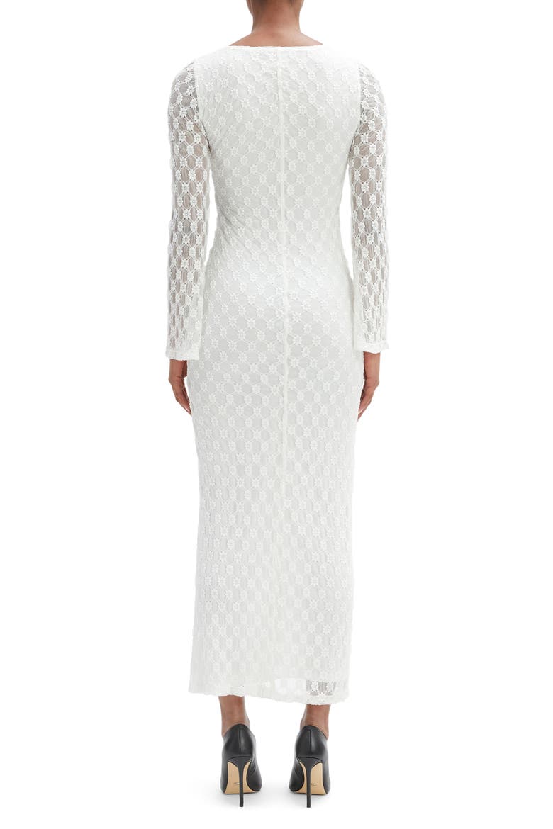 Talika Floral Mesh Long Sleeve Dress, Alternate, color, ORCHID WHITE