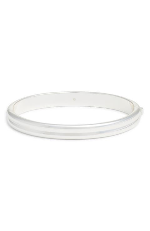 Demi Fine Smooth Hinge Bangle