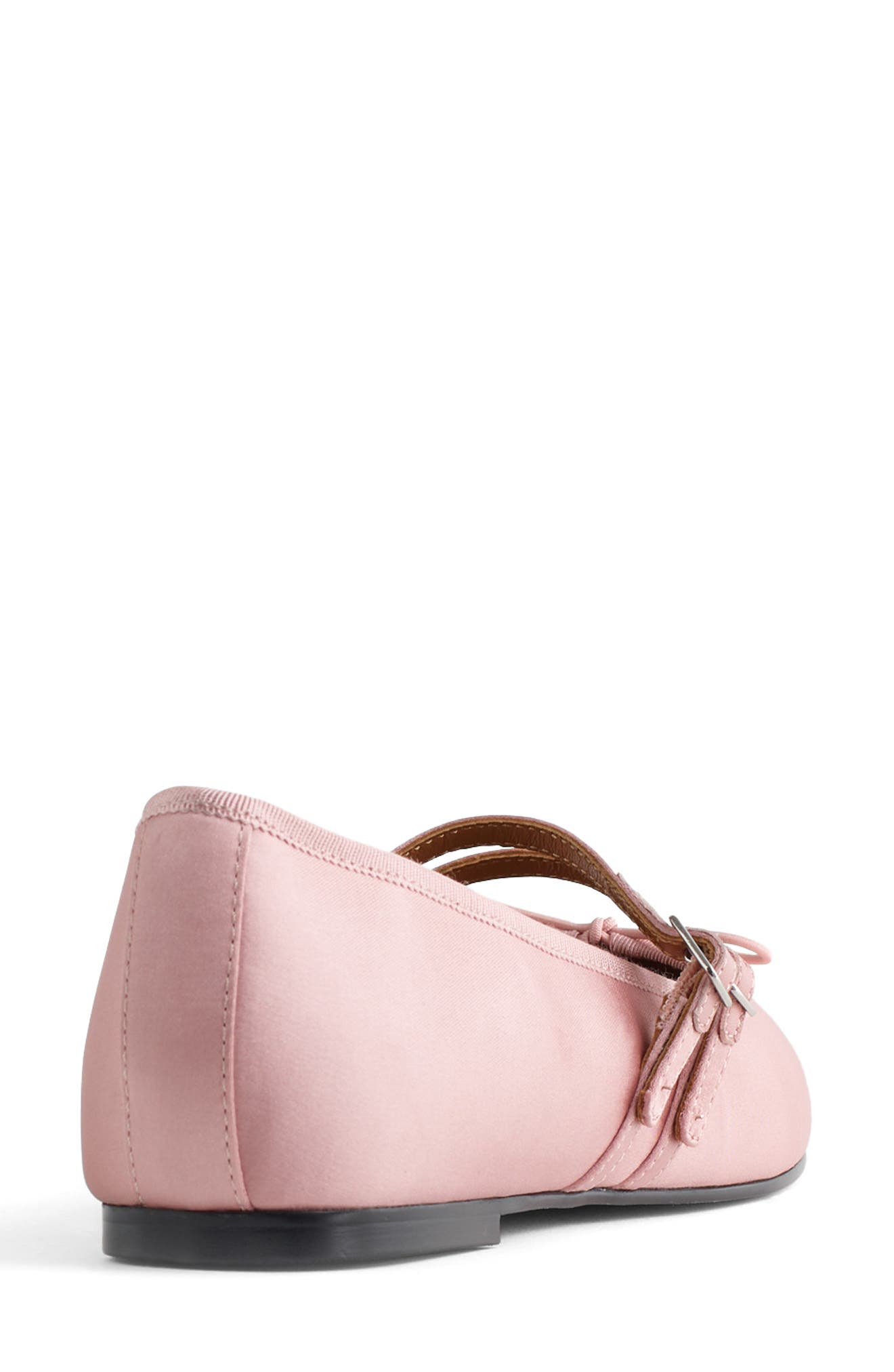 Madewell The Greta Double Strap Ballet Flat, Alternate, color, Wisteria Dove