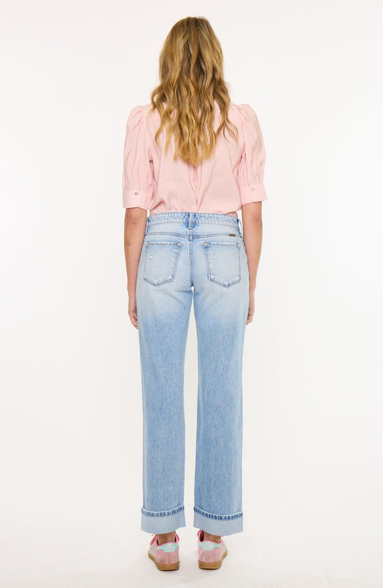 KanCan Essentials Passion Essentials Low Rise Straight Jeans, Alternate, color, Light Wash