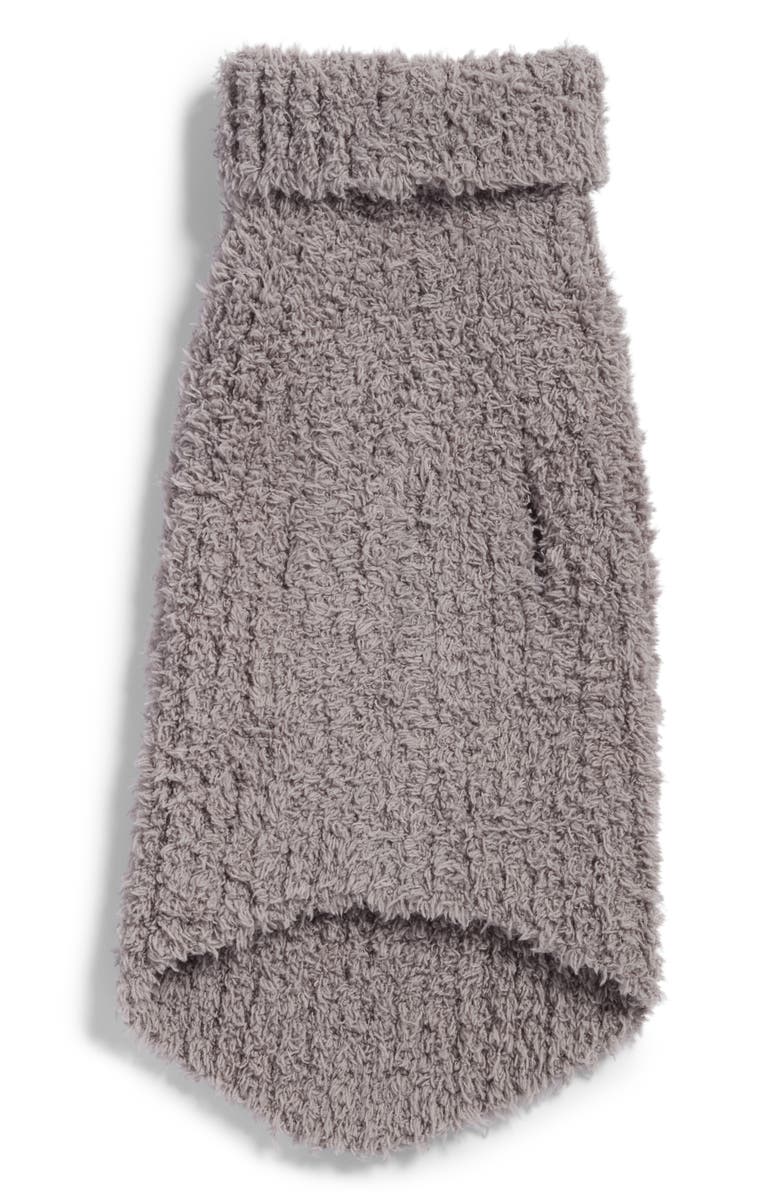 Barefoot Dreams<sup
®</sup
CozyChic<sup
™</sup
Ribbed Dog Sweater, Alternate, color, Warm Gray