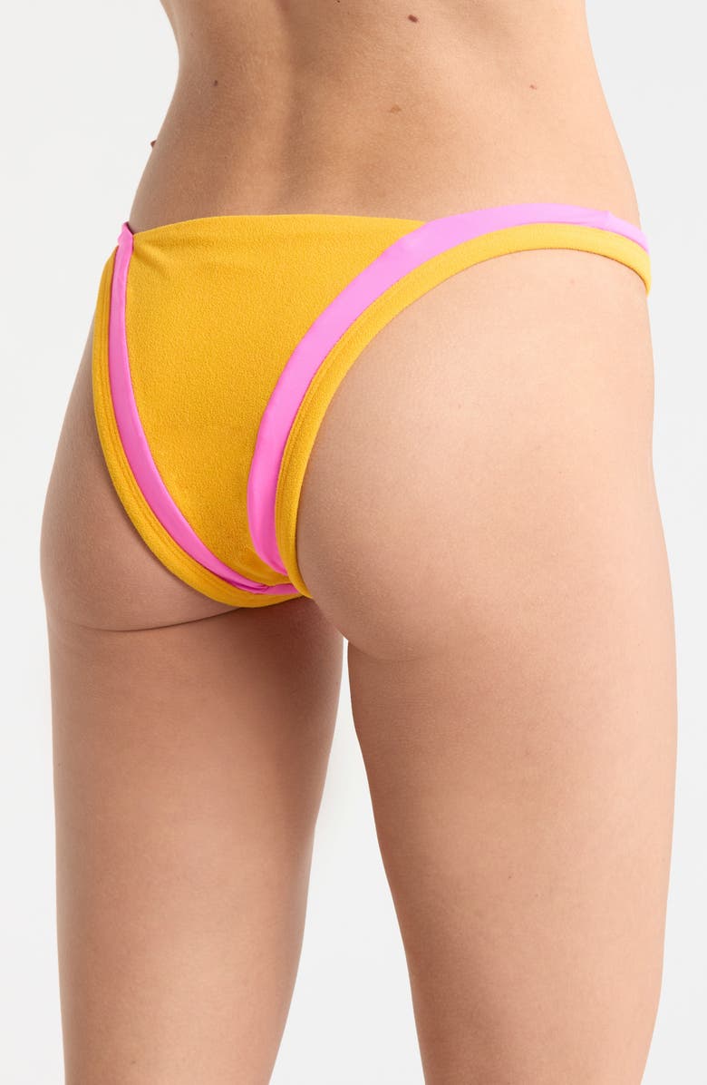 Maaji Trinity Reversible Bikini Bottoms, Alternate, color, Yellow