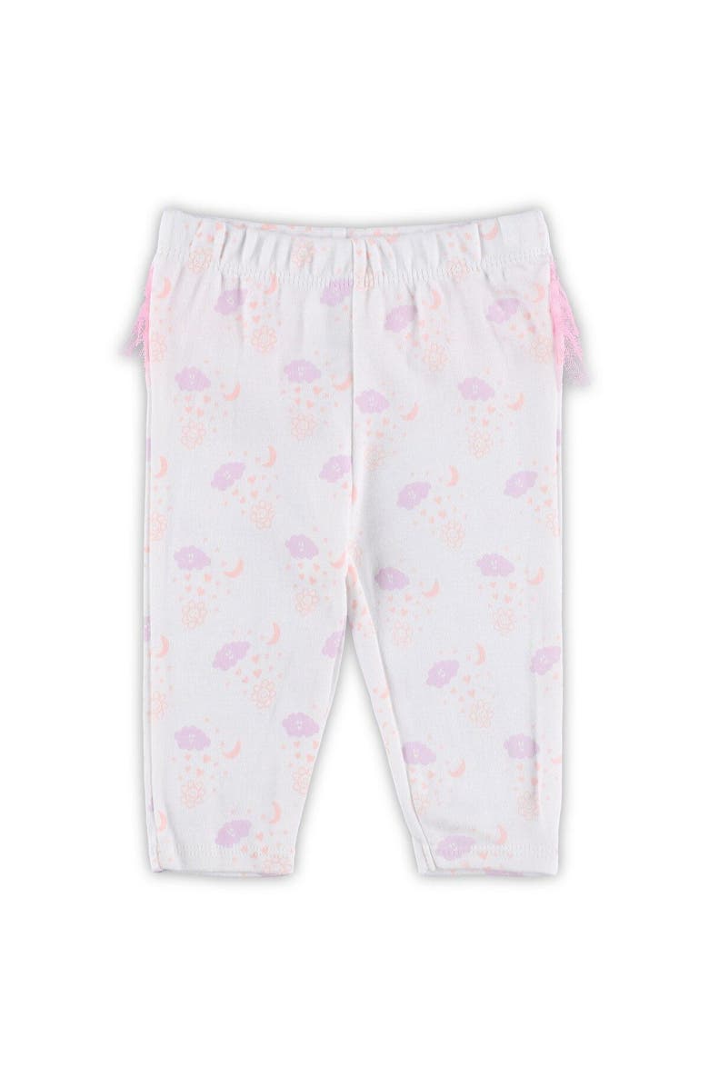 Outerstuff Girls Newborn & Infant White Los Angeles Rams Spreading Love Bodysuit and Tutu Leggings Set, Alternate, color, 