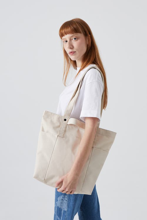 Lefrik Raw Tote Bag In Sand