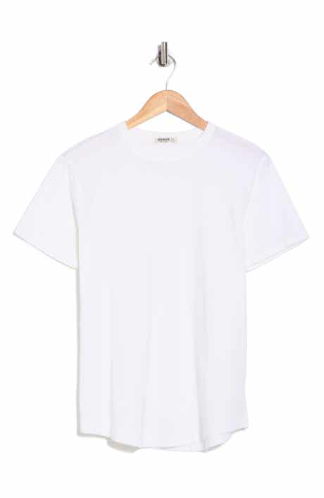 BUCK MASON Pima Cotton Curved Hem T-Shirt