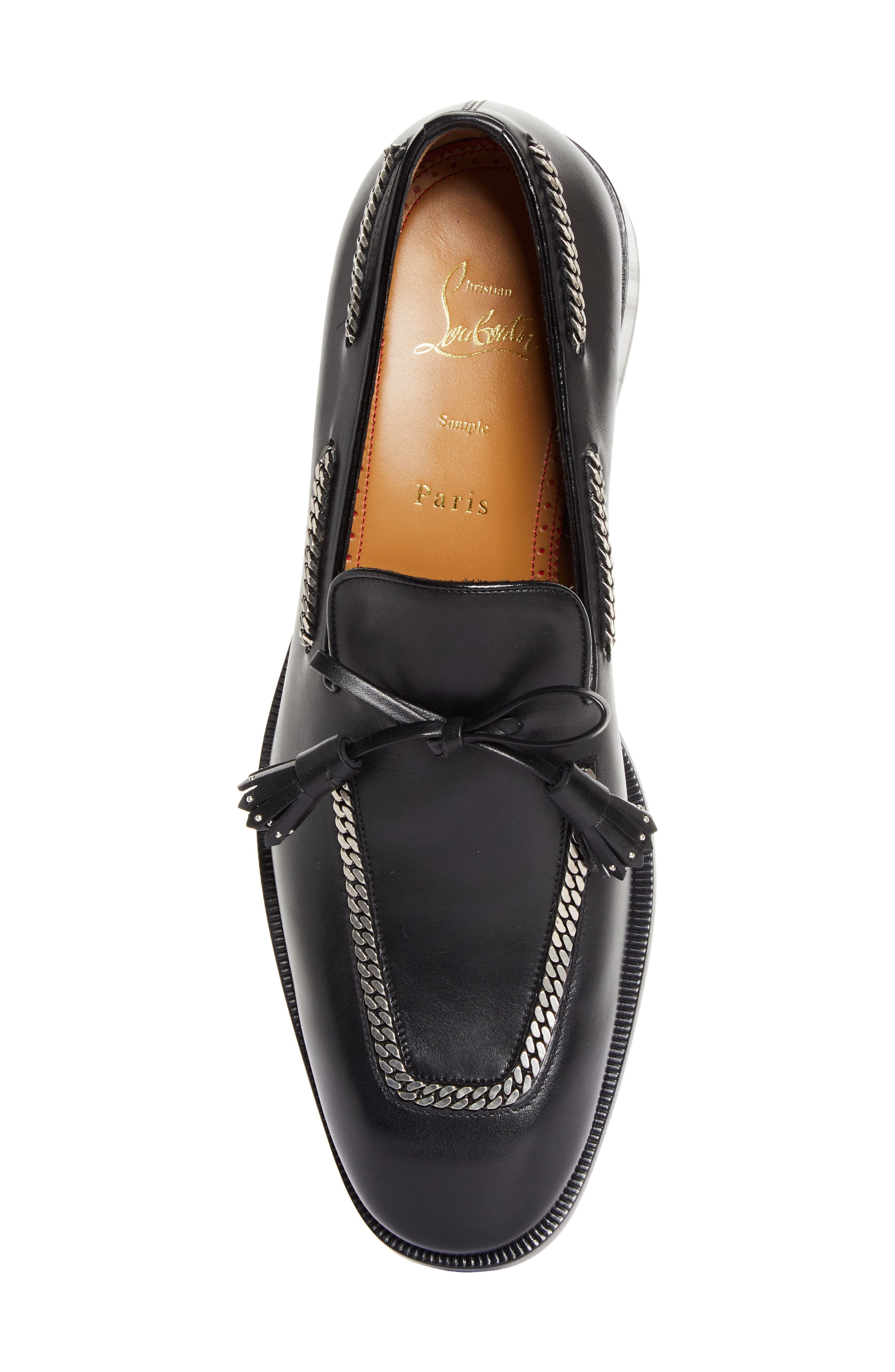 Christian Louboutin Cortochain Loafer, Alternate, color, Black