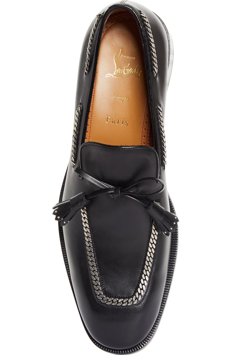 Christian Louboutin Cortochain Loafer, Alternate, color, Black