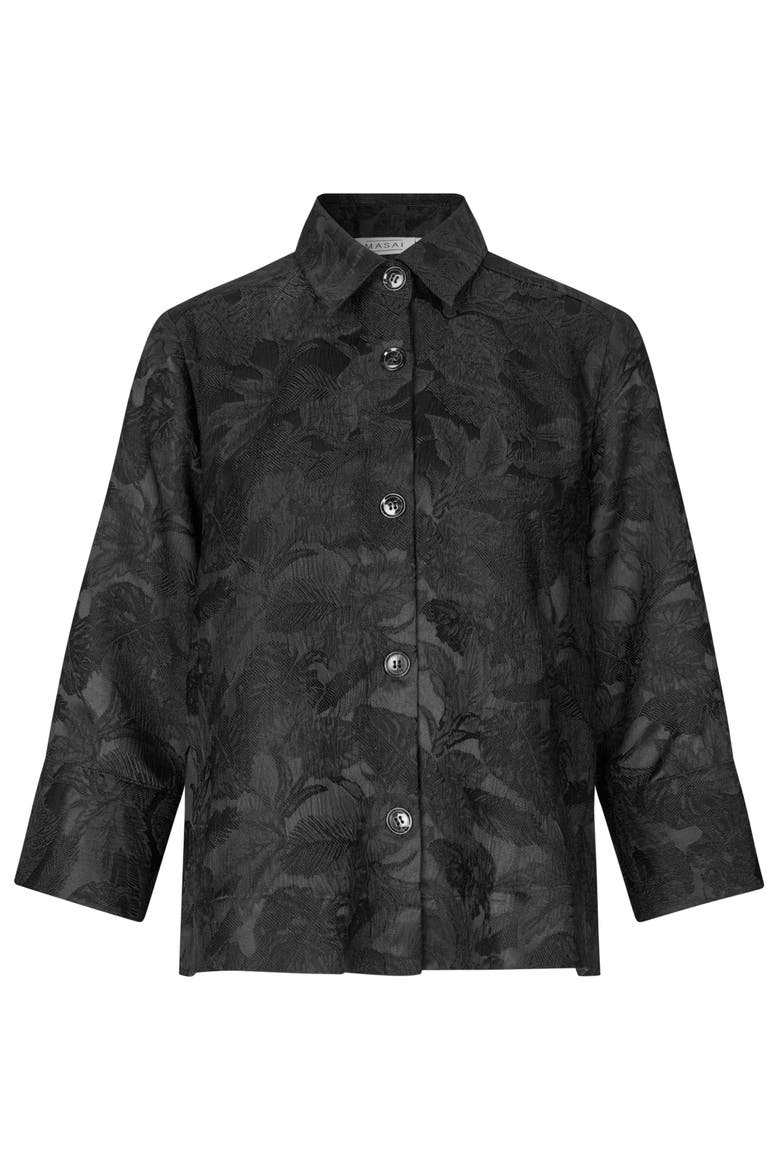 MaIdakaia Floral Jacket, Alternate, color, Black