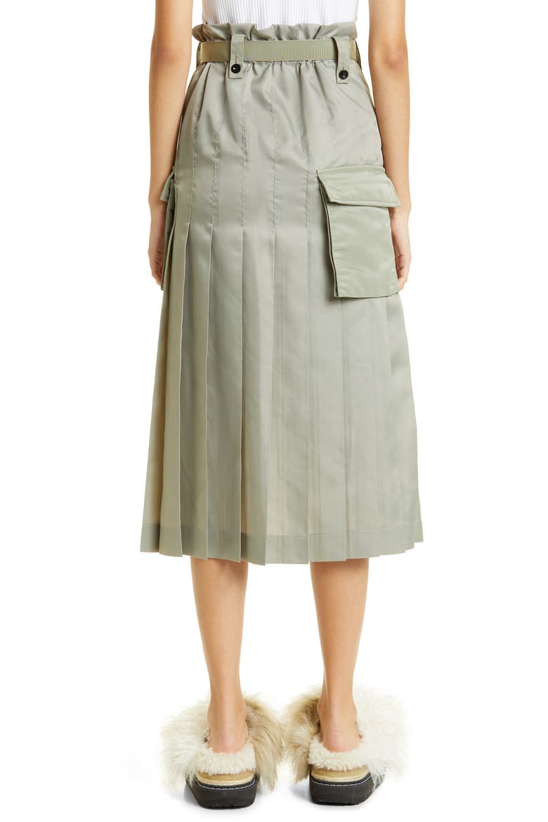 Belted Cargo Skirt, Alternate, color, L/ KHAKI