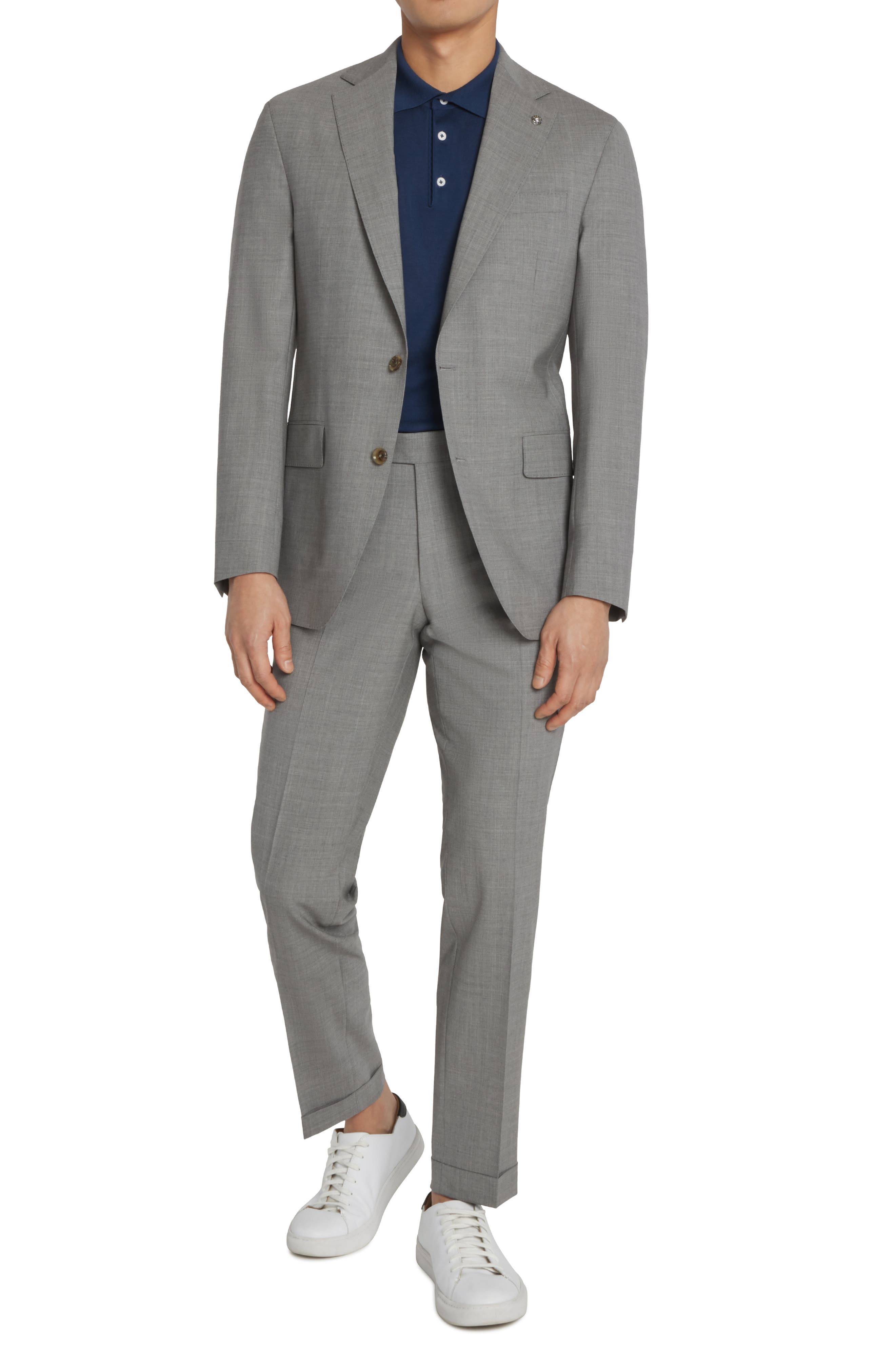 Jack Victor Dean Soft Constructed Stretch Wool Suit