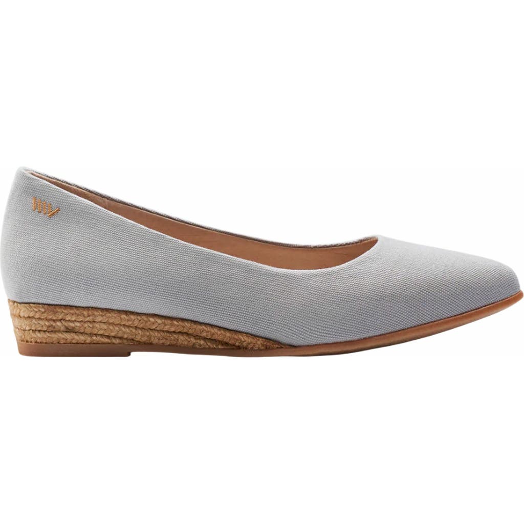 Viscata Rubina Limited Edition Canvas Espadrille Flats In Gray