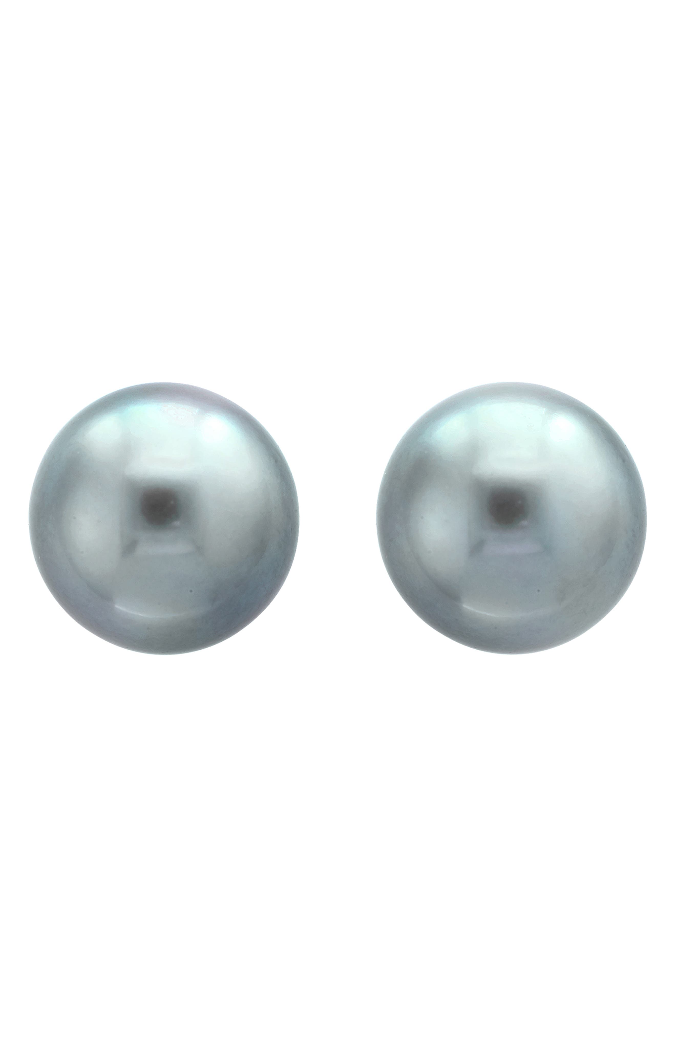 EFFY Sterling Silver 10-11mm Freshwater Pearl Stud Earrings