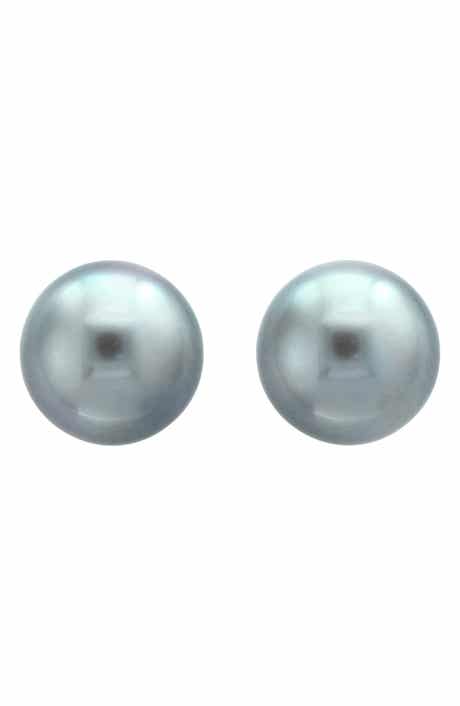 EFFY Sterling Silver 10-11mm Freshwater Pearl Stud Earrings