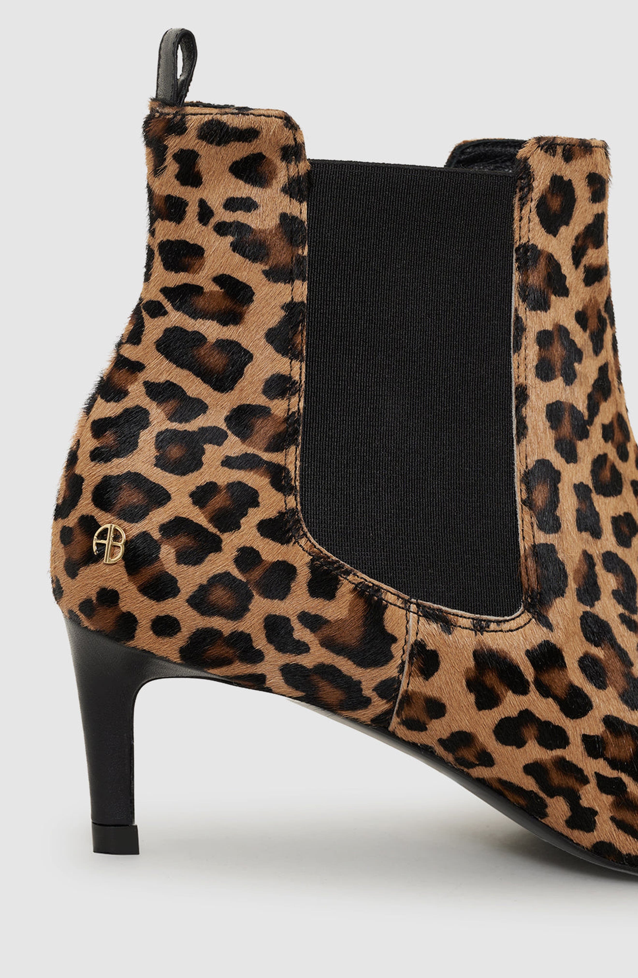 ANINE BING Stevie Calf Hair Boots, Alternate, color, Leopard