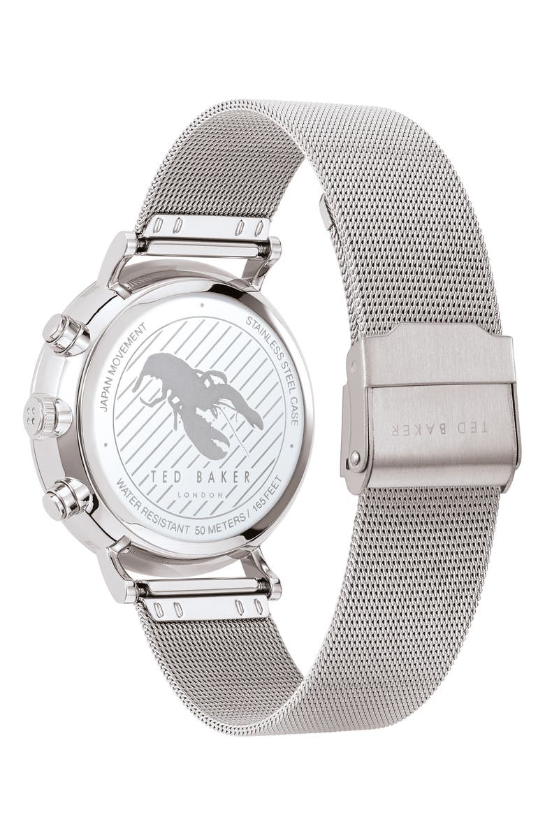Ted Baker London Mimosaa Chronograph Mesh Strap Watch, 41mm, Alternate, color, 