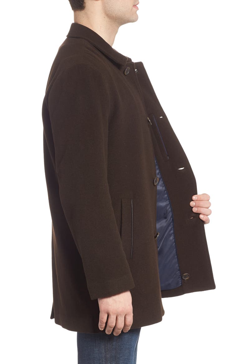 Wool Blend Overcoat, Alternate, color, ESPRESSO