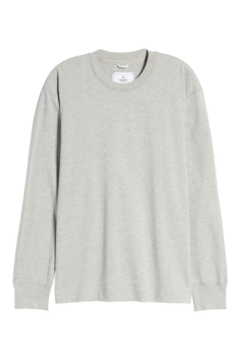 Midweight Jersey Long Sleeve T-Shirt, Alternate, color, H. GREY