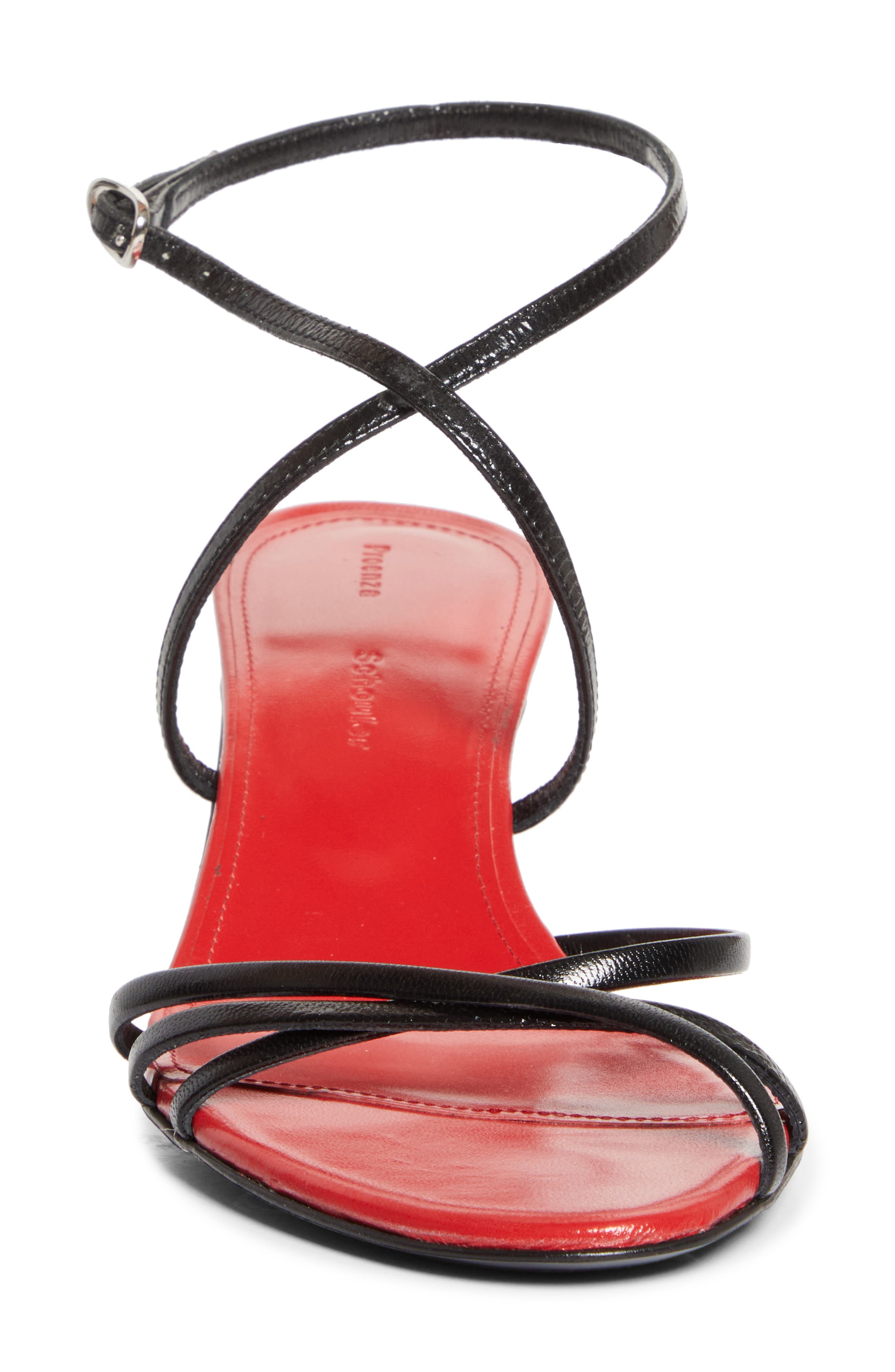 Proenza Schouler Uma Ankle Strap Sandal, Alternate, color, Red