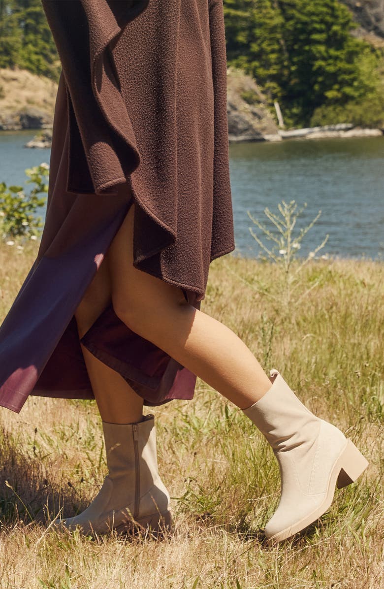 André Assous Gloria Water Resistant Boot, Alternate, color, Sesame