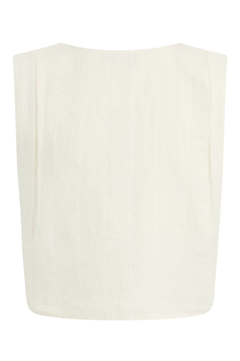 The Invisible String Sleeveless Crop Top, Alternate, color, CREAM