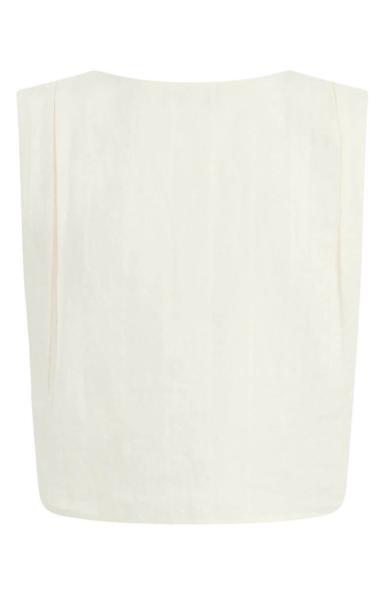 Favorite Daughter The Invisible String Sleeveless Crop Top, Alternate, color, Cream