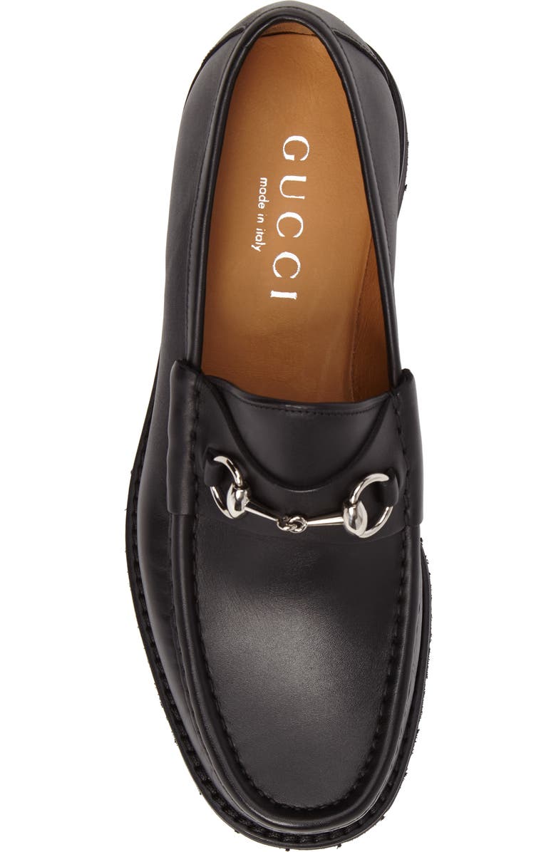 Gucci Classic Bit Lug Sole Loafer, Alternate, color,