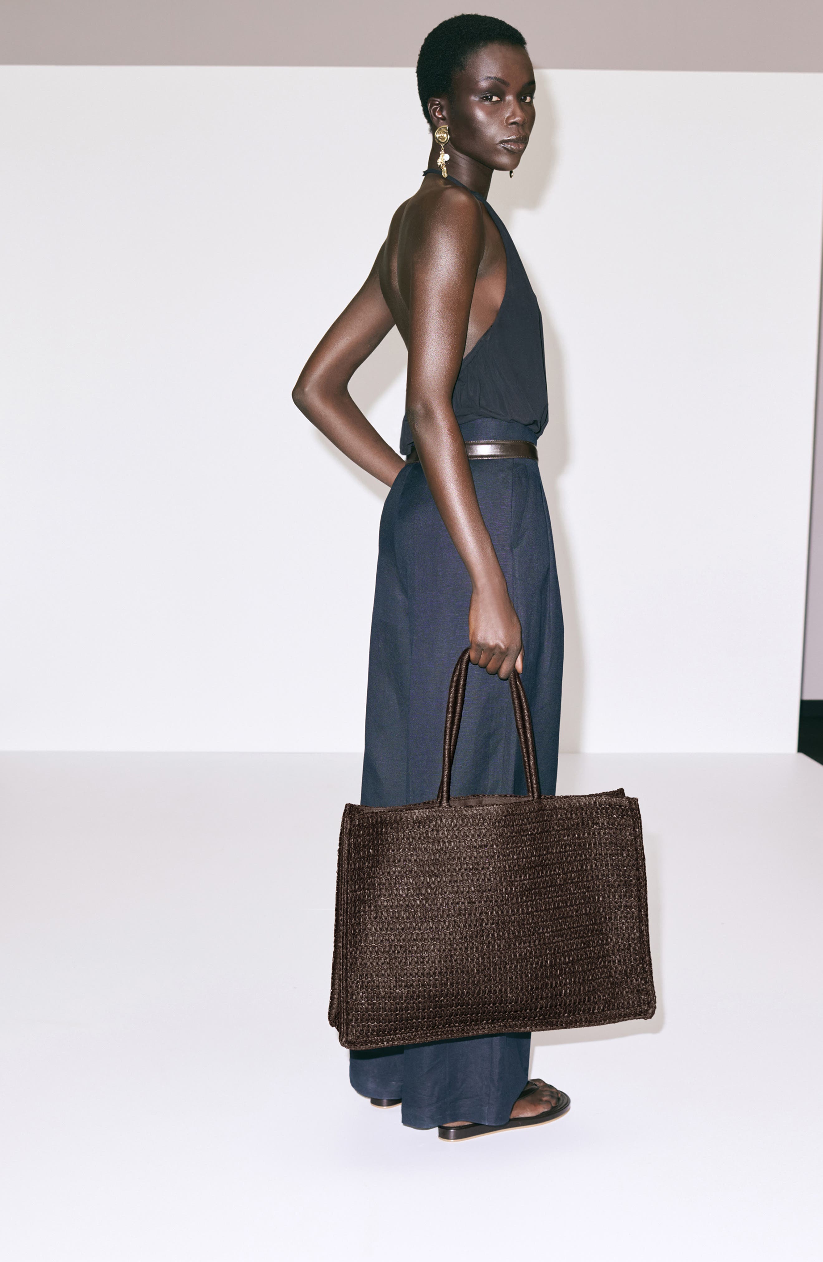 MANGO Natural Fiber Tote, Alternate, color, 
