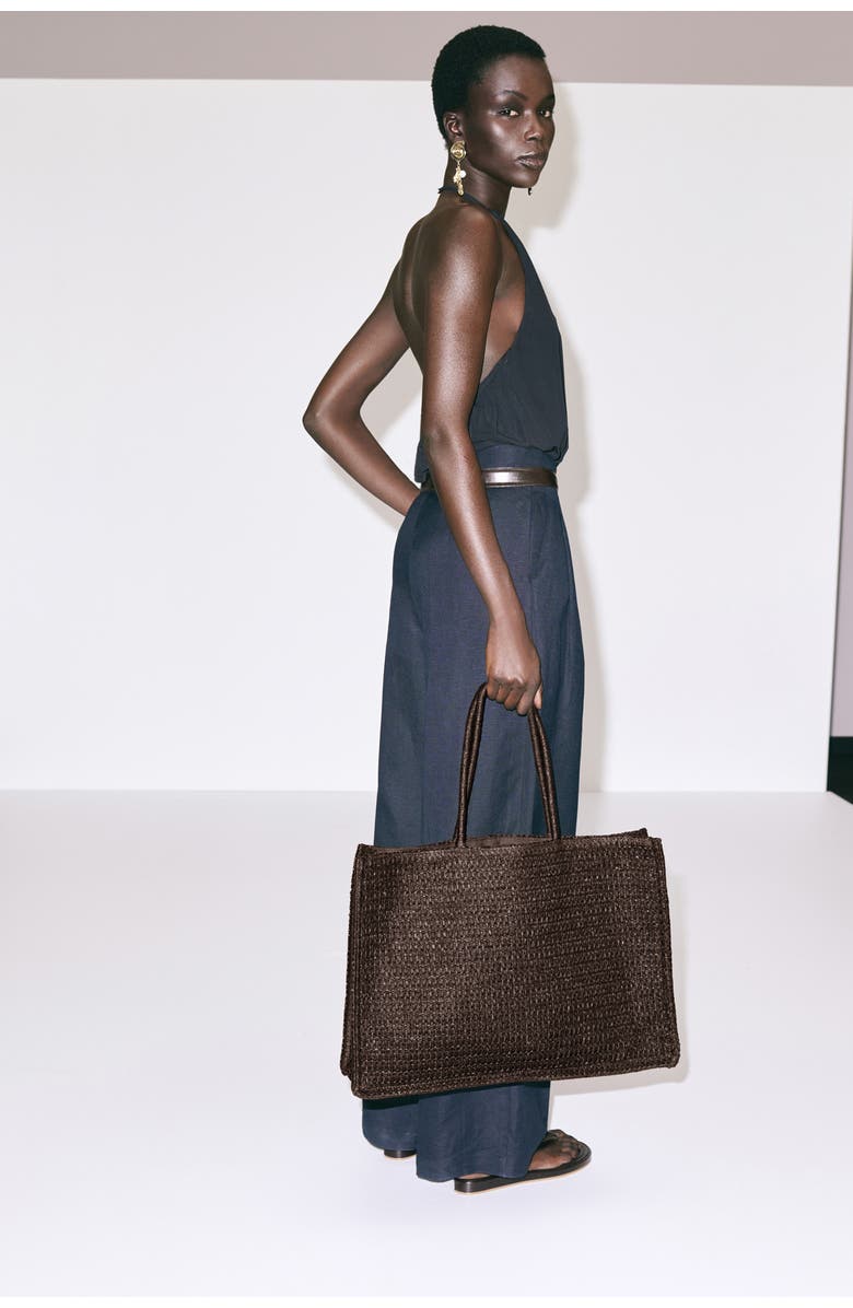MANGO Natural Fiber Tote, Alternate, color,