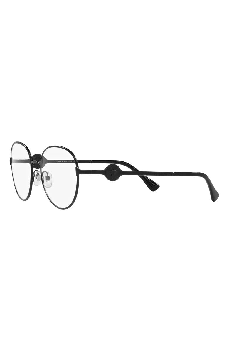 Versace 54mm Round Optical Glasses, Alternate, color, 