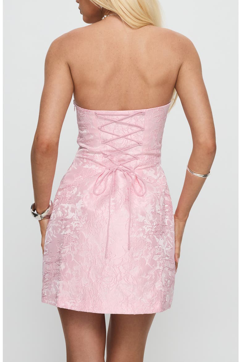 Heaven Sent Strapless Minidress, Alternate, color, LIGHT PINK