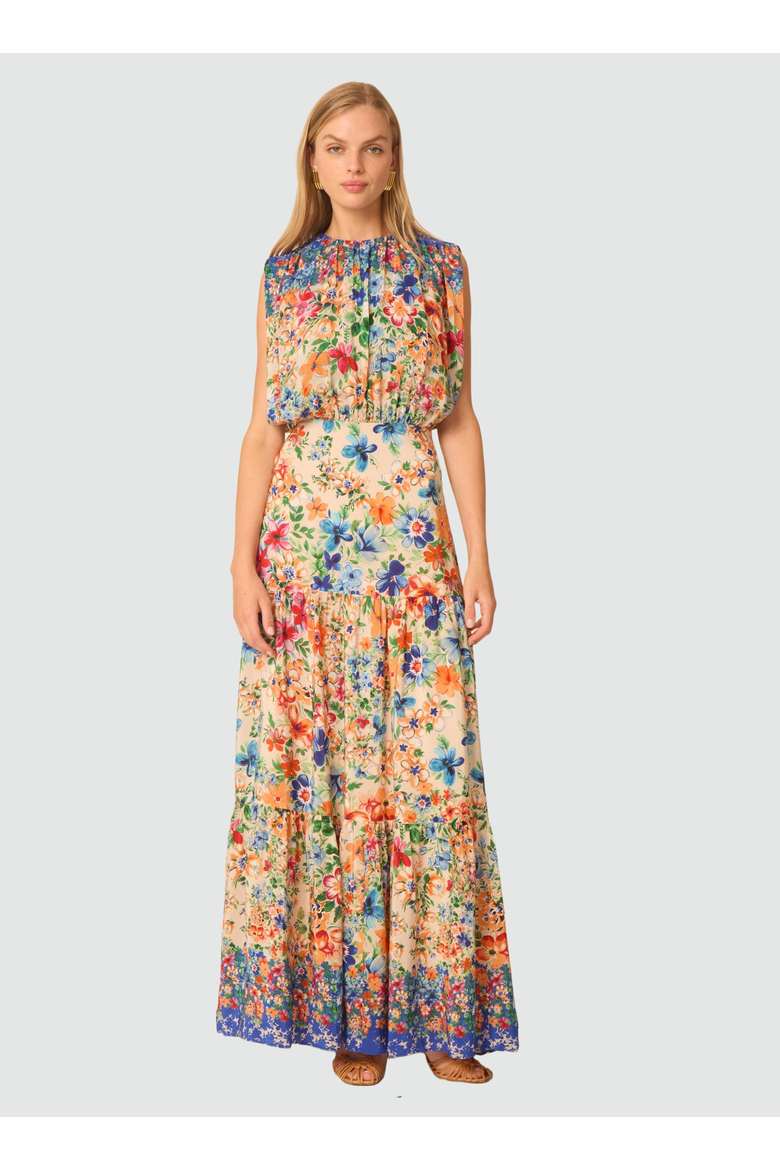 Amelia Dress, Main, color, Valley of Flowers