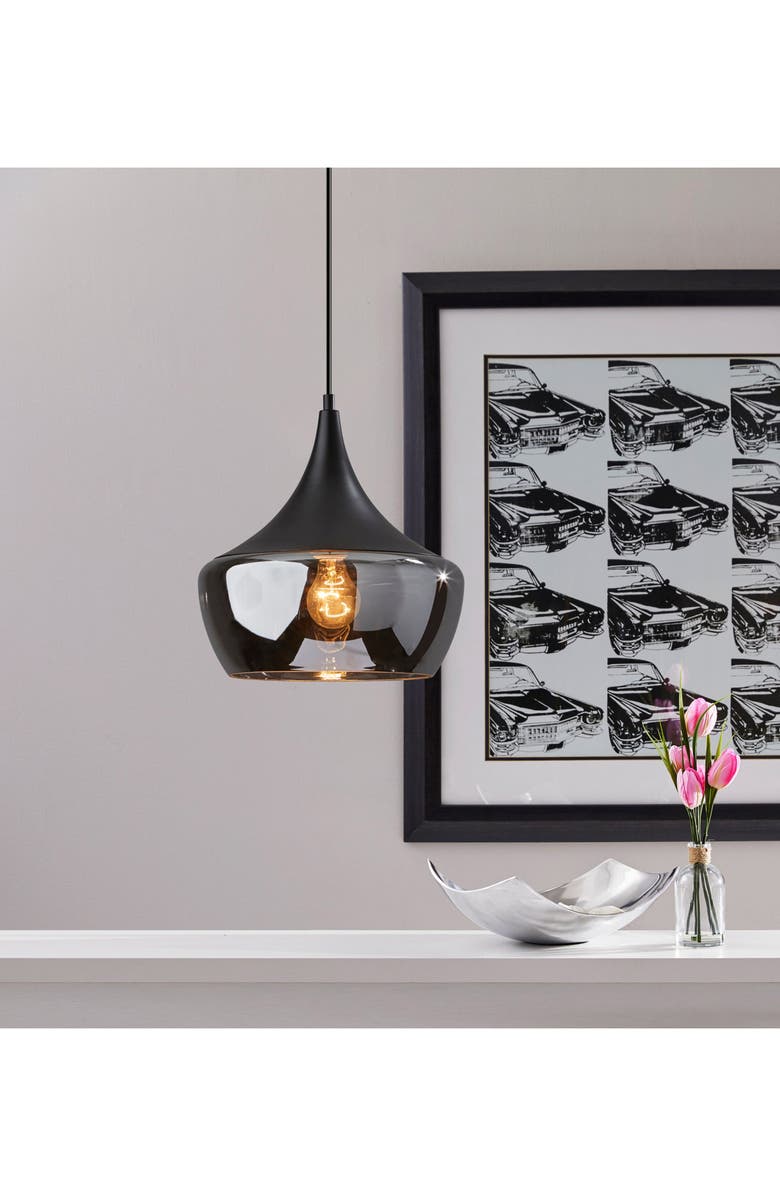 ADESSO LIGHTING Eliza Pendant Light, Alternate, color, Black