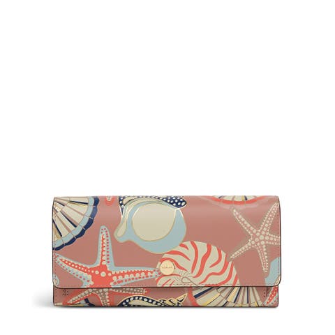 Picton Place - Shell Large Flapover Wallet