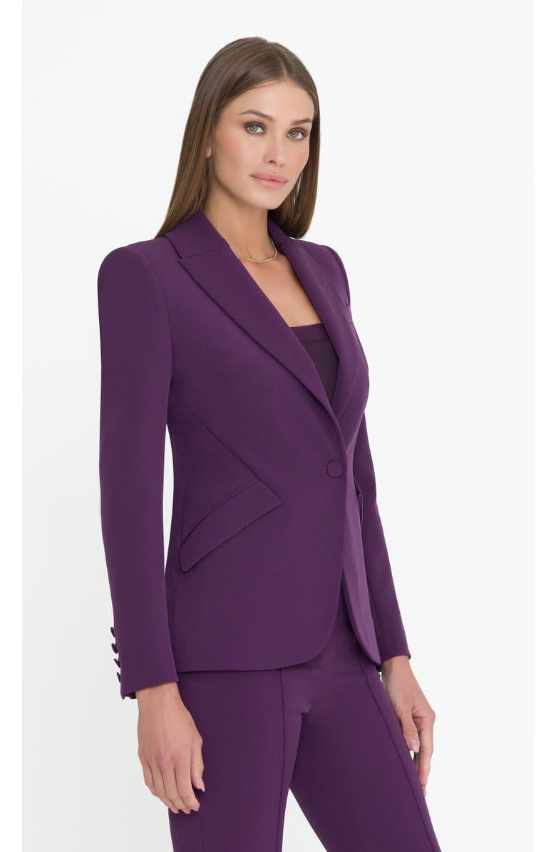 Generation Love Vera Crepe Blazer, Alternate, color, Purple