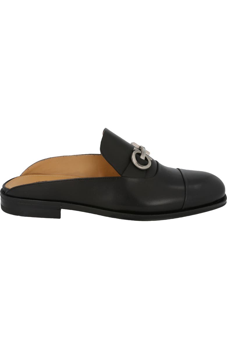 FERRAGAMO Gab Gancini Mule, Alternate, color, Black
