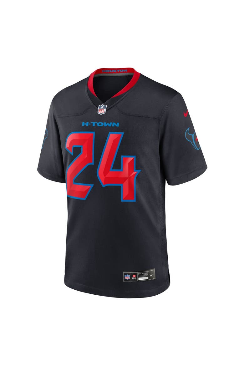 Men's Nike Derek Stingley Jr. Navy Houston Texans 2nd Alternate Game Jersey, Alternate, color, Navy