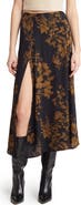 Reformation Zoe Side Slit Midi Skirt