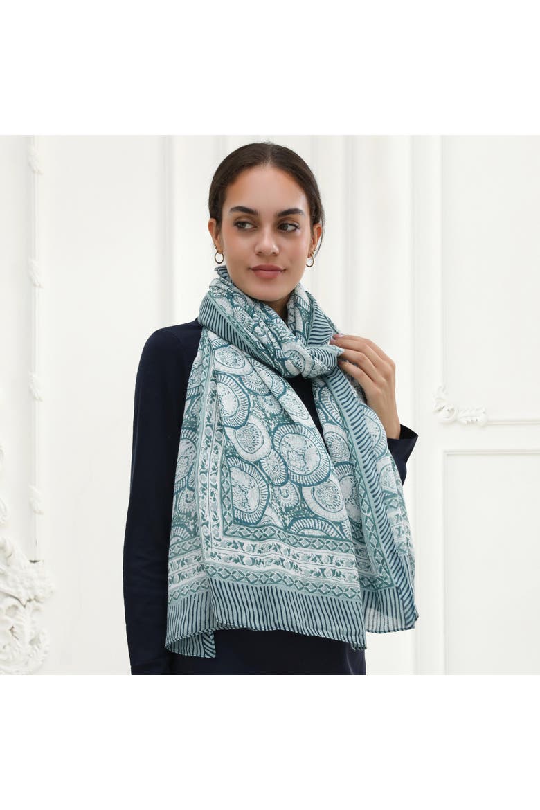 The Sarah Women's Lightweight Scarf, Alternate, color, Blue