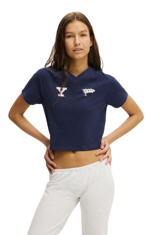 Cotton On Body Dreamy Soft V Neck Baby Tee In Blue