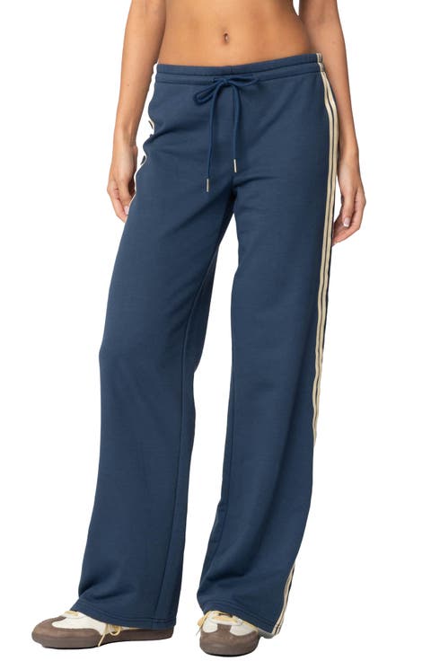 Averie Contrast Stripe Sweatpants